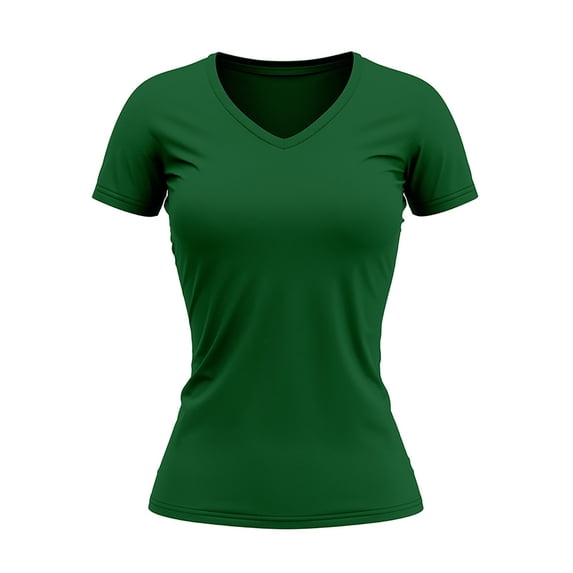 Gbsyewxs Womens Tops V Neck Short Sleeve Solid Color Loose Summer T Shirts For Women Army Green