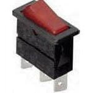 Gc Electronics 35-688 Switch Rocker on OFF Spst Quick Connect Curved Rocker 15a 250vac - 35-688