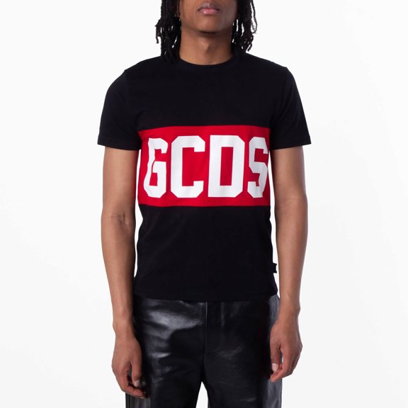 Gcds Front Logo Cotton T-Shirt