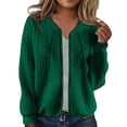GceSteap Zip Up Sweatshirts for Women Casual Outfits Cardigan Outerwear