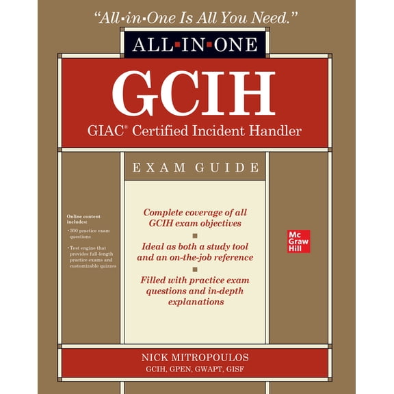 Gcih Giac Certified Incident Handler All-In-One Exam Guide, (Paperback)