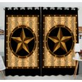 thumbnail image 1 of Gckg Texas Star Window Curtain,Texas Star Grommet Blackout Curtain Room Darkening Curtains For Bedroom And Kitchen Size 52(W) X 84(H) Inches (Two Piece), 1 of 4