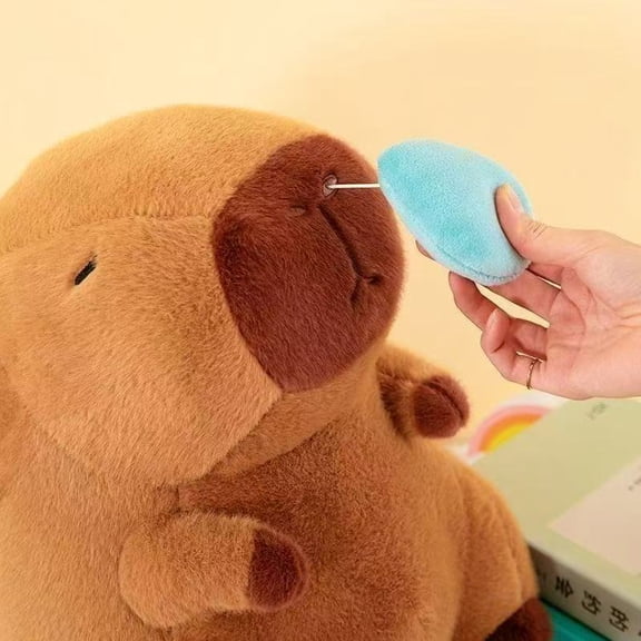 Gclcm Capybara Plush Toy – Soft Hug Doll with Scarf, Gift for Kids
