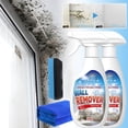 thumbnail image 1 of Gcvizuso 2Pcs 8.1 fl oz Household Molds Remover for Walls, Mildew Cleaner for White Surfaces Furniture Bathroom Kitchen Closets with Sponge, 1 of 8