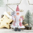 thumbnail image 1 of Gcvizuso Christmas Hats, Santa Hat, Standing Santa Claus Christmas Tree Pendant Christmas Gift Christmas Party Doll Ornament, 1 of 2