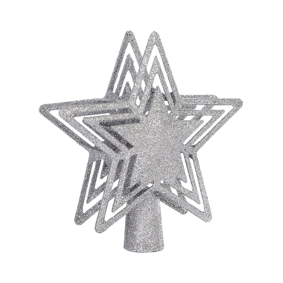 Gcvizuso Christmas Lights, String Lights, Christmas Tree Top Light With Shiny Gold Powder White Rotating Snowflake Projector Christmas Tree Decoration