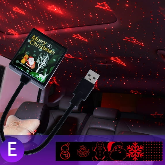 Gcvizuso Christmas Lights, String Lights, Motion Pattern 5 Models In 1 Continuous 8 Patterns USB RGB Outdoor Car Indoor