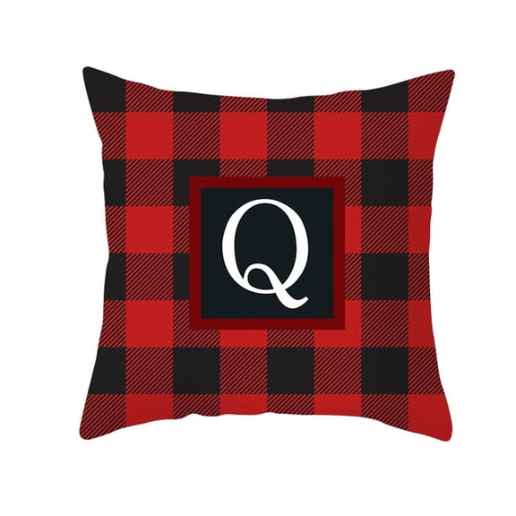 Gcvizuso Christmas Pillows, Fall Throw Pillows, Christmas Pillowcase Faceless Doll Dwarf Gnome Goblin Lattice Christmas Tree Snowflake Peach Printed Sofa Pillowcase