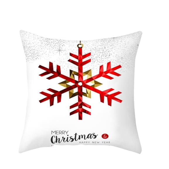 Gcvizuso Christmas Pillows, Fall Throw Pillows, Christmas New Pillowcase Rag Linen Pillowcase Back Cushion Cover