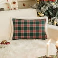 thumbnail image 1 of Gcvizuso Christmas Pillows, Fall Throw Pillows, New Fashion Classic Christmas Style Pillow Cover Christmas Holiday Embroidered Cushion Cover, 1 of 1