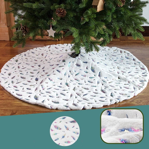 Gcvizuso Christmas Tree, Christmas Tree Decorations, Christmas Tree Skirt Decoration Merry Christmas Party Christmas Tree Skirt