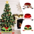 thumbnail image 1 of Gcvizuso Christmas Tree, Christmas Tree Decorations, Christmas Tree Surround With Printing Sequins ThreeDimensional Tree Bottom Decoration Scene Layout Props Christmas Tree Skirt, 1 of 6