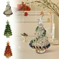 thumbnail image 1 of Gcvizuso Christmas Tree, Christmas Tree Decorations, Glass Ornaments Mini-landscapes Christmas Tree Holiday Gifts Tabletop Decoration, 1 of 5