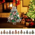 thumbnail image 1 of Gcvizuso Christmas Tree, Christmas Tree Decorations, Christmas Decorative Luminous LED Christmas Tree Home Desktop Decoration 0.6m Mini Desktop INS Simulation Tree, Christmas Gift, 1 of 5
