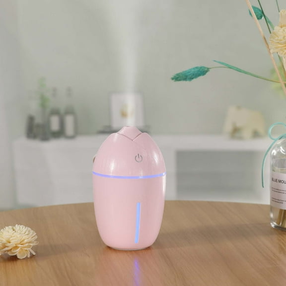 Gcvizuso Essential Oil Diffuser, Aroma Diffuser, 2020 Neuer Luftaromadiffusor LED Buntes Licht Transformieren Aromabefeuchter