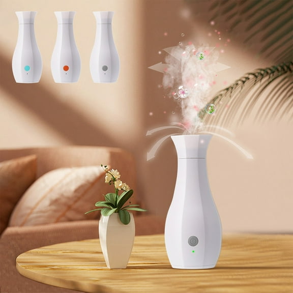 Gcvizuso Essential Oil Diffuser, Aroma Diffuser, Smell Machine Oil Diffuser Waterless Oil Diffuser For Home Store Hotel Large Room Office Quiet