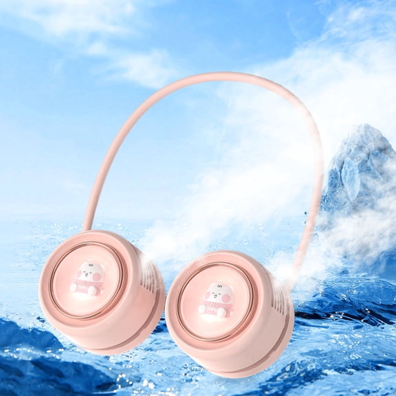 Gcvizuso Essential Oil Diffuser, Aroma Diffuser, USB Portable Aromatherapy Machine Leafless Mute Outdoor Portable Folding Pocket Small Fan