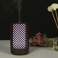 thumbnail image 1 of Gcvizuso Essential Oil Diffuser, Aroma Diffuser, Wood Grain Aroma Diffuser 100ml Colorful Night Light Atomizing Humidifier, 1 of 1