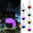 thumbnail image 1 of Gcvizuso Halloween Decorations Outdoor, Halloween Witches Cauldron with Tripod & Lights, Witch Jar Pot Set, DIY Bubbling Cauldron Decor for Home Porch Outside Party Supplies, 1 of 7
