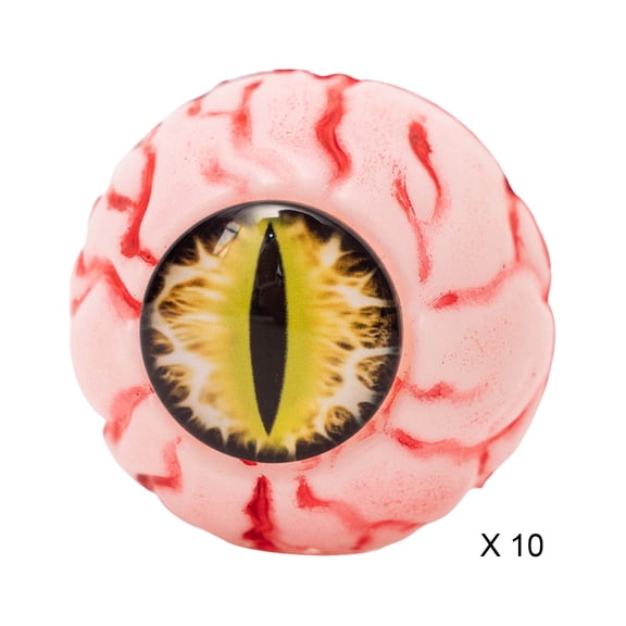 Gcvizuso Halloween Eyeball Decorations, 10 Pack Realistic Bloodshot Eye Props with Hanging Loops for Haunted House Party Indoor Outdoor Decor
