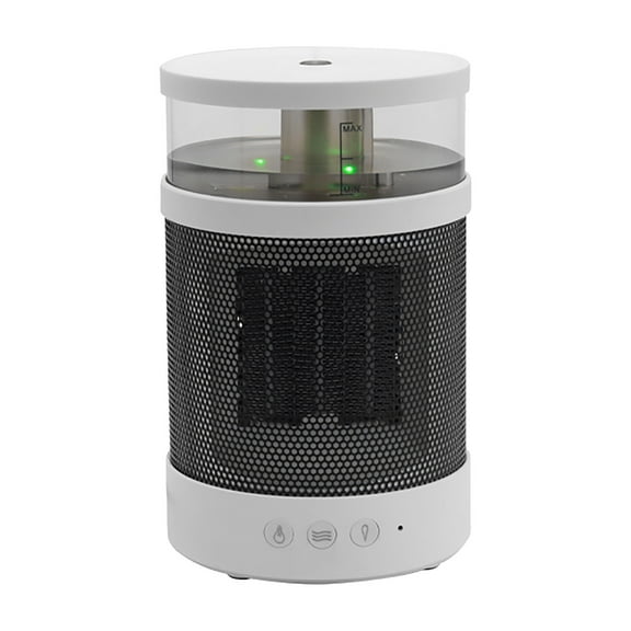 Gcvizuso Humidifier, Humidifier for Room, 3 IN 1 Multifunctional Heater Desktop Office Household Night Light Humidifier