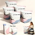 thumbnail image 1 of Gcvizuso 5Pcs Vacuum Storage Bags, Space-Saving 3D Vacuum Storage Bags, Heavy-Duty Large Capacity Pump-Free 3-Sec Fast Compression Bag with Press & Seal for Clothes, Blankets(5 Medium size), 1 of 9
