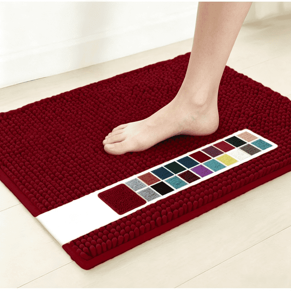 Gdledy Jankles Super Absorbent Door Mat Indoor, Microfiber Quick Dry Chenille Entryway Rug, Non-Slip Front Door Mat, Indoor Mats for Entryway, Machine Washable Pet Rug