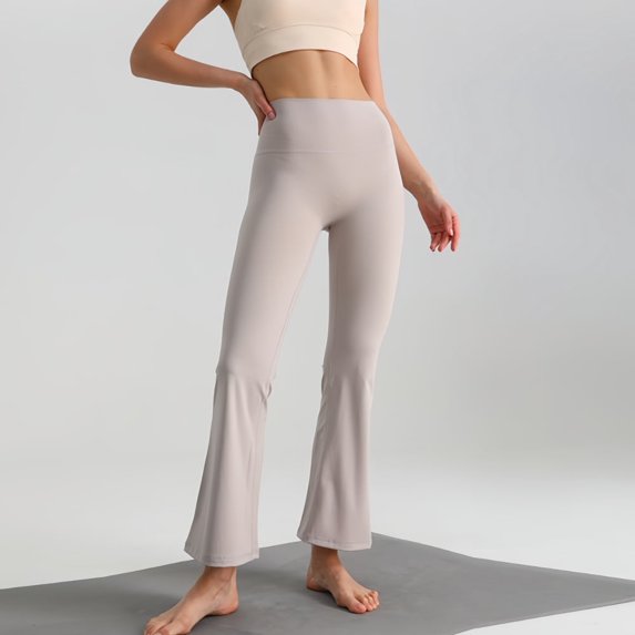 GalaGarb Women's Quick Drying Yoga Pants, Outdoor Fitness and Casual Wide Leg Pants