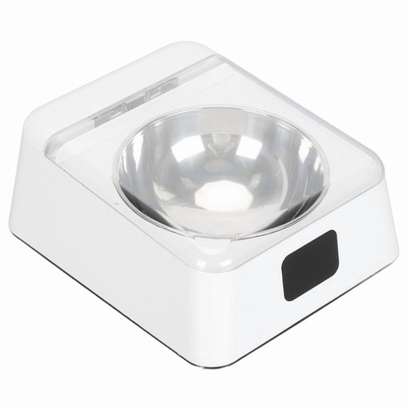 Gdvsclr Infrared Sensor Cat Feeder Automatic Cat Feeder Battery Powered Safe Multifunction Easy to Clean Removable Bowl for Cats