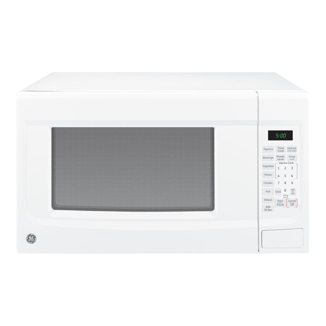 GE 1.4 Cu. Ft. Countertop Microwave Oven, 1100 Watts, White - Walmart.com