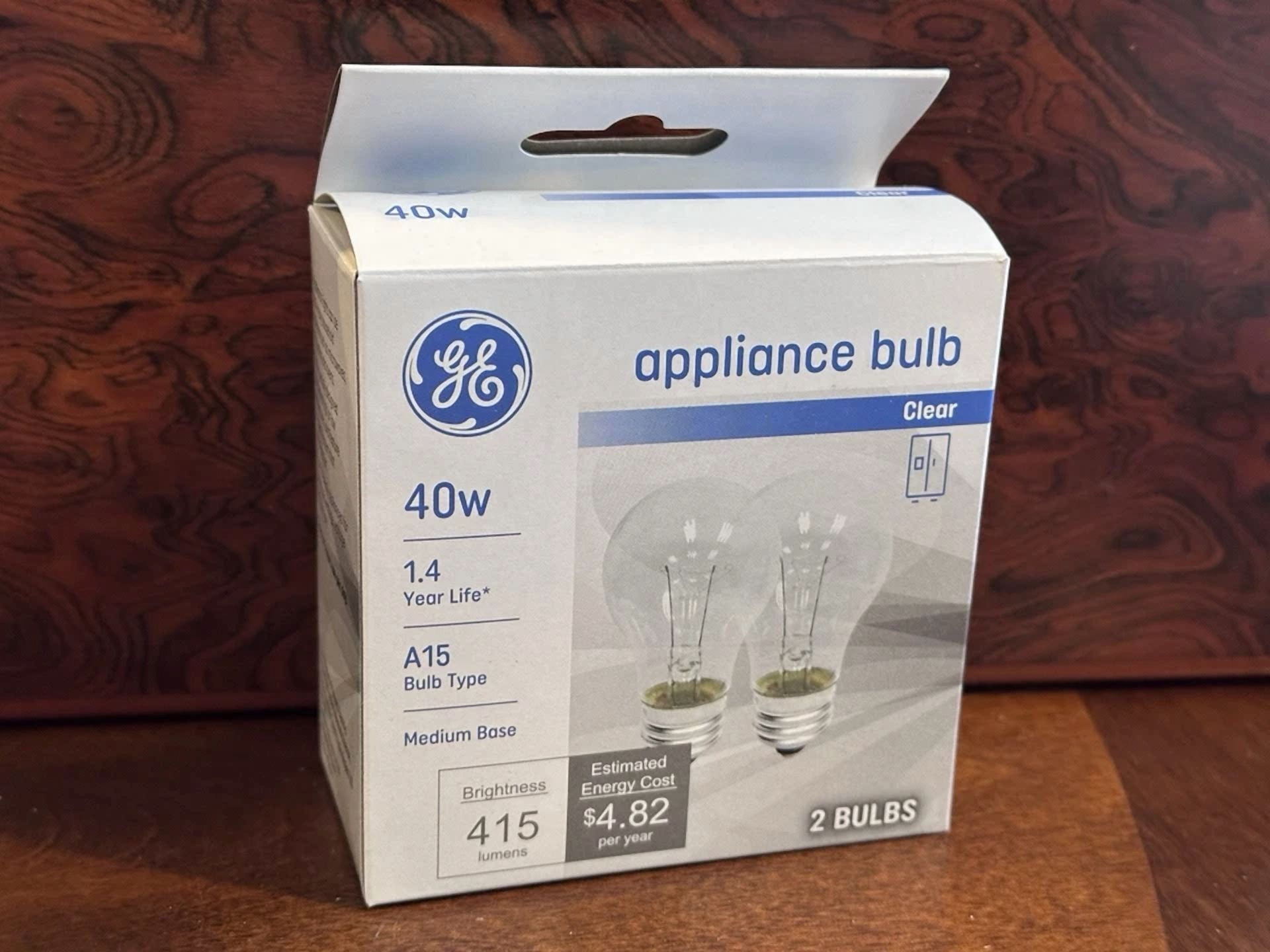Ge - 40 Watt - Appliance Light Bulbs - A15 - 1 Pack/2 Bulbs