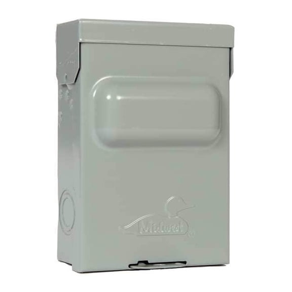 Midwest Fusible, Disconnect Switch, General Duty, 240 V, DPST, NEMA 3R U035F2