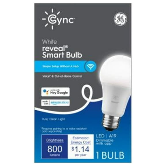 GE Lighting 93130121 GE 9.5W A19 Smart Bulb - Quantity 1