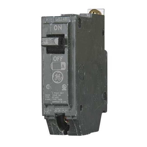 Ge Circuit Breaker,30A,Bolt On,120/240V,1P THQB1130HID