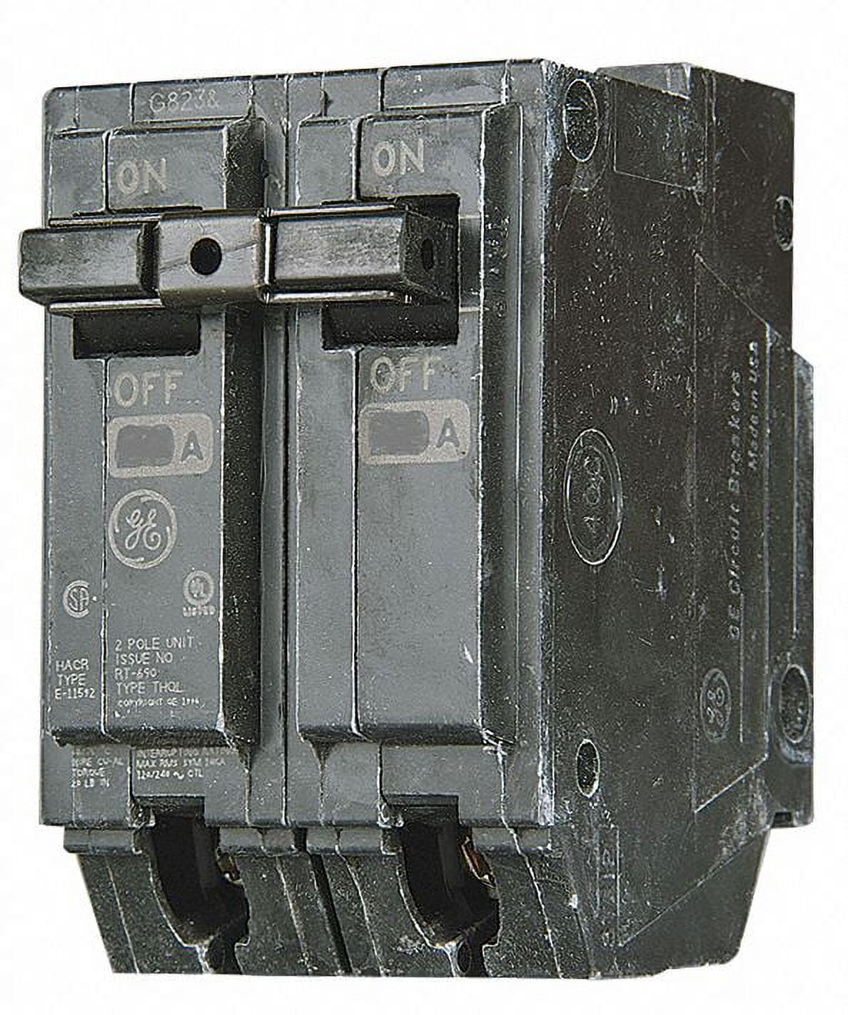 Ge Circuit Breaker,40A,Plug In,120/240V,2P THQL2140