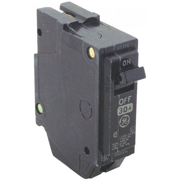 GE Circuit Breaker THQL1130 Standard 1-Pole 30A 1" - 120V - 30 Amp THQL Breaker Switch