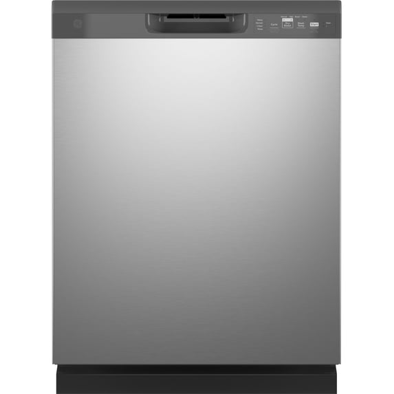 Ge Gdf510p 24" Wide 14 Place Setting Built-In Front Control Dishwasher - Stainless Steel