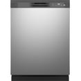 thumbnail image 1 of Ge Gdf510p 24" Wide 14 Place Setting Built-In Front Control Dishwasher - Stainless Steel, 1 of 5