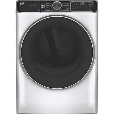 Ge Gfd85es 28" Wide 7.8 Cu Ft. Energy Star Rated Electric Dryer - White