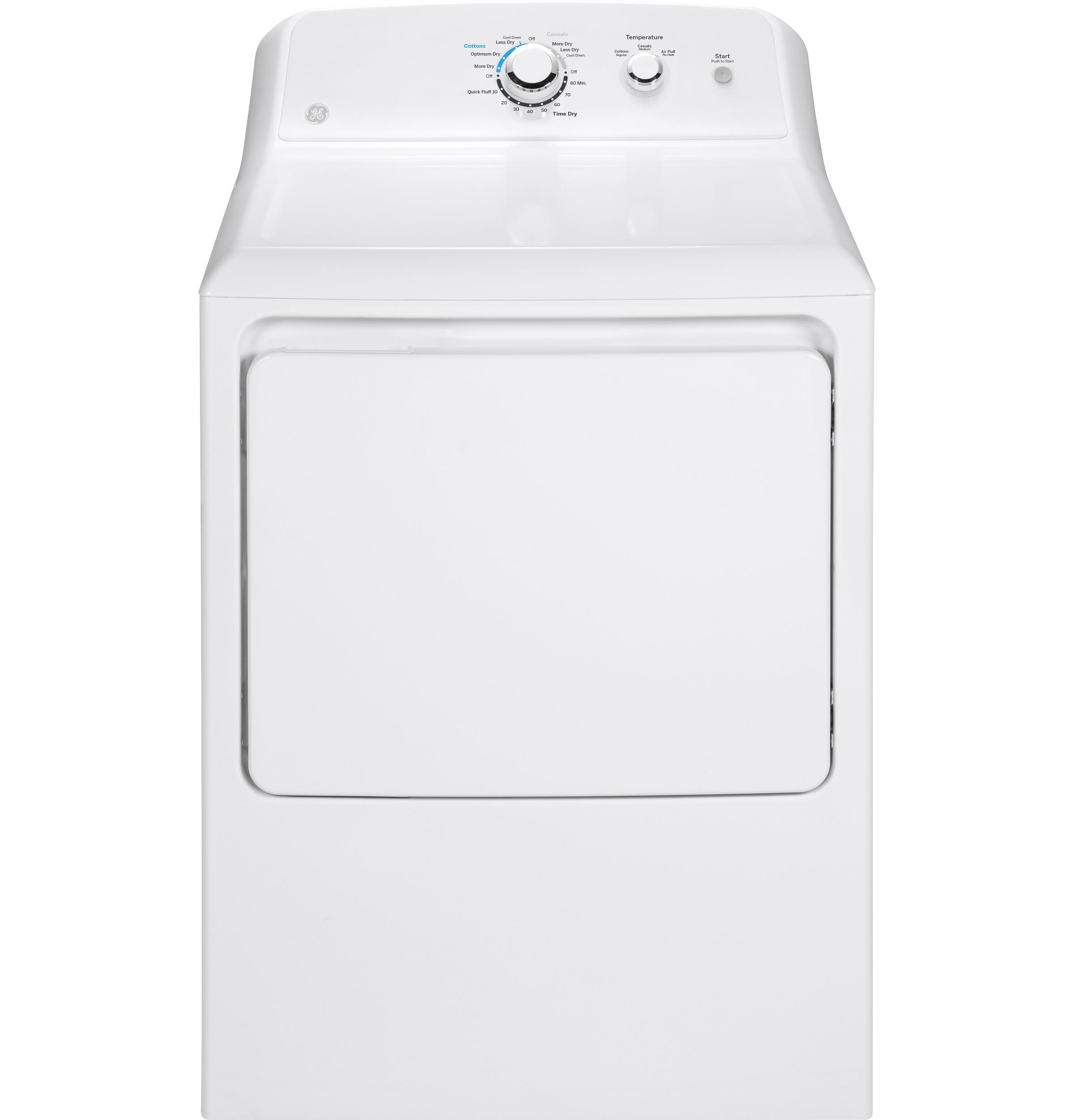 Ge Gtd33eak 27" Wide 7.2 Cu. Ft. Electric Dryer - White - image 1 of 5