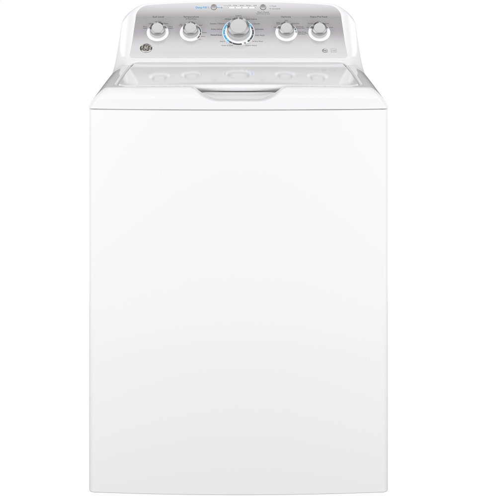 Ge Gtw500a 27" Wide 4.6 Cu Ft. Top Loading Washing Machine - White - image 1 of 5