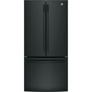 Ge Gwe19j 33" Wide 18.6 Cu. Ft. Energy Star Rated French Door Refrigerator - Black