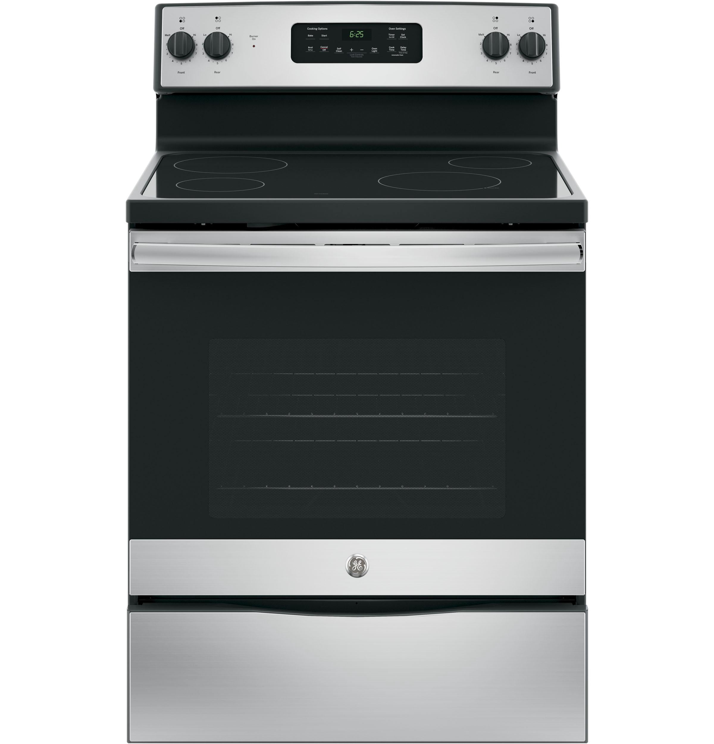 GE JB625RKSS 5.3 Cu. Ft. Free-Standing Electric Range - Stainless Steel