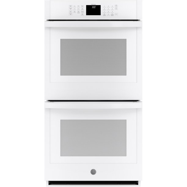 Ge Jkd3000 27" Wide 8.6 Cu. Ft. Double Electric Oven White Walmart