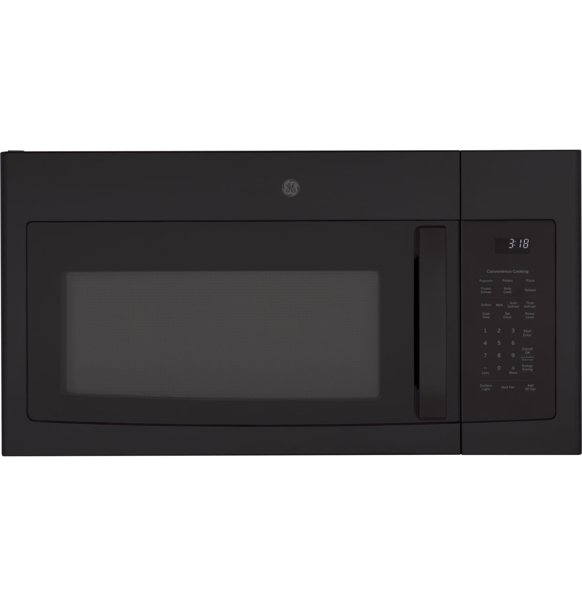 Ge Jnm3184p 30" Wide 1.8 Cu. Ft. 1600, 900 Watt Built-In Microwave - Black
