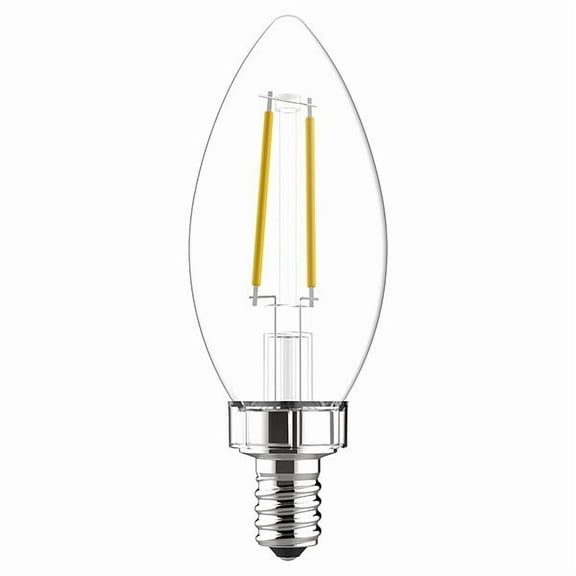 Ge Lamps LED,3.5 W,B10,Candelabra Screw (E12),PK2 LED4DFBC-C-2PK