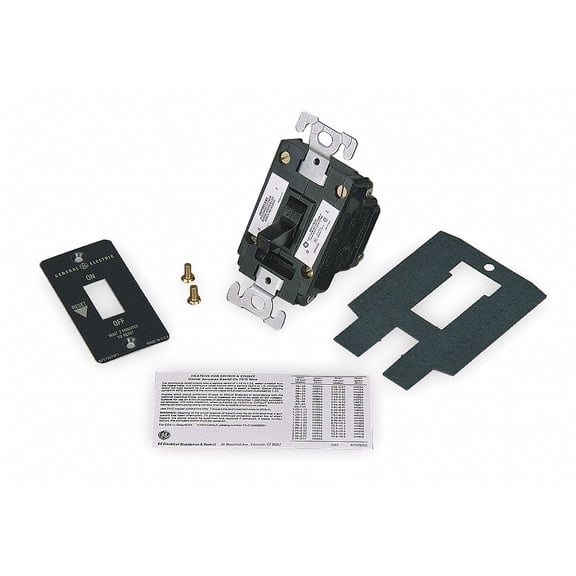 Ge Toggle Manual Motor Starter, Enclosure NEMA Rating No Enclosure, 16 Amps AC