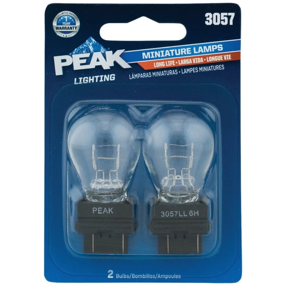 Ge Miniature Lamps Bulb No. 3057bp 12 V 2 / Carded
