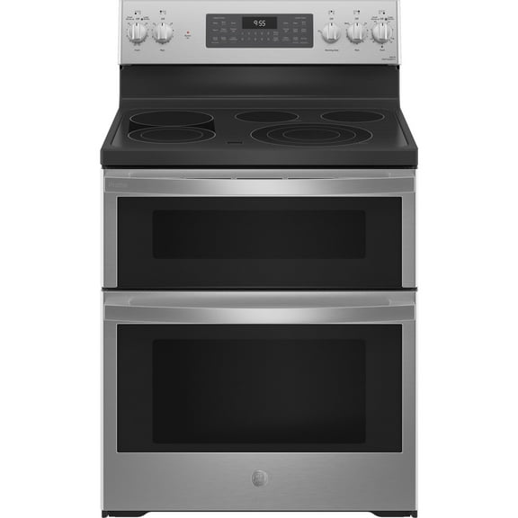 Ge Profile Pb965 30" 6.6 Cu. Ft. Free Standing Electric Double Oven Convection Range -