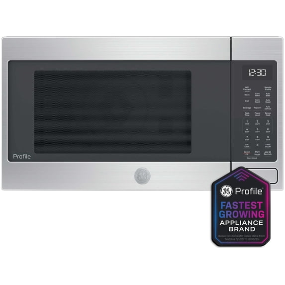 Ge Profile Pcwk15c1w 22" Wide 1.5 Cu. Ft. 1000 Watt Built In / Countertop Microwave -